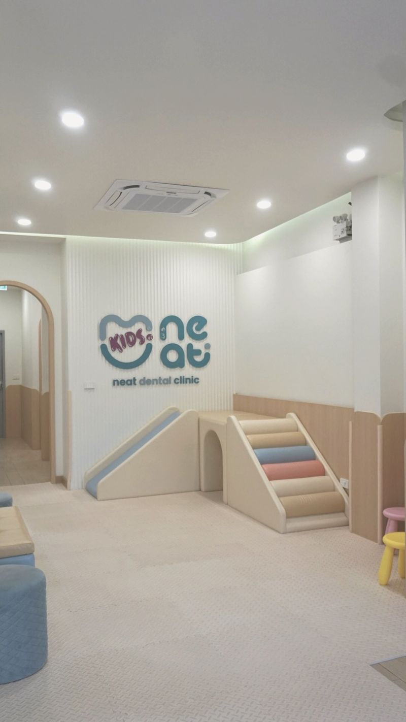 NEAT Kids zone with slide